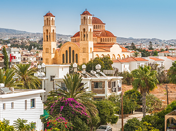 Ein Blick auf die Stadt Paphos