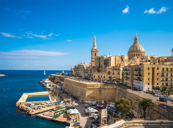 נוף של ולטה, בירת מאלט