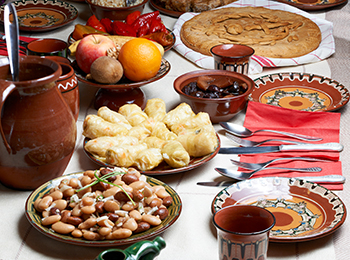 Traditionelle bulgarische Küche